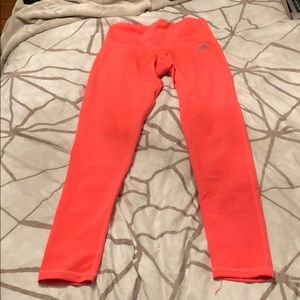 Neon Pink Adidas Leggings